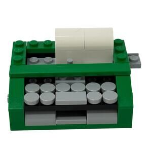 LEGO Mini Typewriter Green MOC Custom Build 2.5 x 2in Desk Display Collectible